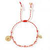 304 Stainless Steel Religious Charm Bracelets NU3381-3-2