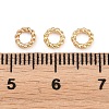 Brass Soldered Closed Jump Rings KK-K253-15C-03G-3