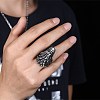 Men's Stainless Steel Finger Rings RJEW-BB29920-8-2
