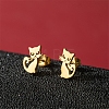 Stainless Steel Stud Earrings PW-WG95520-09-1