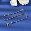 304 Stainless Steel Curb Chian Bracelets for Women Men BJEW-K240-12A-AS-2
