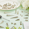 30 Sets 2 Style Alloy Rivets Set PALLOY-GF0001-07-4