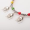 Alloy Skull Pendants Necklaces X-NJEW-PJN904-2