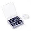 100Pcs 8mm Natural Sodalite Beads DIY-LS0002-32-7