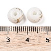 Opaque Spray Painted Glass Beads X1-GLAA-G118-01J-3