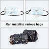 WADORN® 2Pcs 2 Style Braided Cord Bag Straps FIND-WR0005-36-6