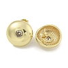 Brass Micro Pave Cubic Zirconia Stud Earrings for Women EJEW-E312-01B-G-2