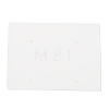 Rectangle Cardboard Jewelry Display Cards CDIS-P004-10-2