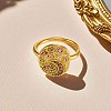 304 Stainless Steel & Cubic Zirconia Finger Rings for Women FS-WG99359-02-1