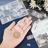 CHGCRAFT 20Sets 2 Style Transparent Acrylic Buckles DIY-CA0004-44-3