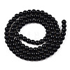 Opaque Solid Color Glass Beads Strands GLAA-T032-P10mm-01-3