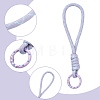 7Pcs 7 Colors Polyester Lanyard Hand Mobile Straps MOBA-FS0001-03-2