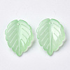 Transparent Spray Painted Glass Pendants X-GLAA-S054-006A-02-2