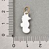 Printed 304 Stainless Steel Pendants SA-CBA59B8-04D-G-3