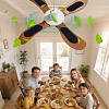 30Pcs Cotton Activated Carbon Air Filter Pad for Ceiling Fan AJEW-WA0004-18-6