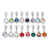 304 Stainless Steel Rhinestone Pendants STAS-D301-26P-1