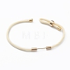 Braided Nylon Cord Bracelet Making MAK-A017-D02-08G-2