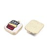Printed Alloy Enamel Pendants ENAM-N072-01KCG-01-2