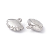 Non-Tarnish 304 Stainless Steel Charms STAS-C057-07P-2