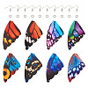  DIY Butterfly Wing Earring Makint Kit FIND-TA0002-80-10