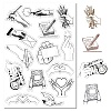 Custom PVC Plastic Clear Stamps DIY-WH0439-0033-1