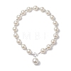 Imitation White Pearl Acrylic Beaded Necklaces NJEW-JN05122-02-6