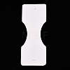 Folding Cherry Pattern Paper Jewlery Display Cards for Necklaces CDIS-T004-23-2