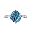 Adjustable Brass with Cubic Zirconia Cuff Rings FS-WGFA75B-09-1