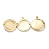 Brass Locket Pendants KK-P199-05G-3