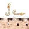 SHEGRACE Brass Micro Pave Clear Cubic Zirconia Pendants XGRQ29863-394G-J-3