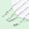 Brass Paperclip Chains Necklaces for Women NJEW-D302-69P-1