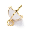 Real 18K Gold Plated Brass Charms X1-KK-L188-24G-01-3