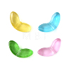 200Pcs Spray Painted Transparent Glass Beads GLAA-FS0002-54A-2