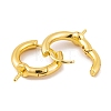 Brass Hoop Earrings Findings KK-K367-14G-2