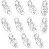 10Pcs Alloy Pinch Bails FIND-BBC0005-20-1