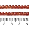 Natural Red Agate Beads Strands G-H042-A49-02-5