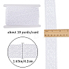 Gorgecraft 10 Yards Flat Cotton Lace Ribbon OCOR-GF0002-78A-2