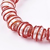 Handmade Silver Foil Glass Lampwork Beads FOIL-G027-01G-2