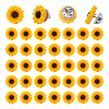 60Pcs Iron Brooches JEWB-UN00007-1