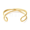 304 Stainless Steel Wire Wrap Cuff Bangles BJEW-Q773-06B-G-3