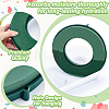 5Pcs Resin Foam Mud Block Ring AJEW-WA0003-20-5