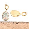 304 Stainless Steel Dangle Stud Earrings EJEW-A158-07A-G-3