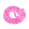 Ombre Effect Dyed Glass Beads Strands GLAA-Q106-05A-A12-2