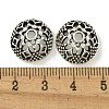 Tibetan Style Alloy Bead Caps FIND-U015-05AS-3