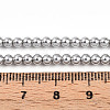 Baking Paint Pearlized Glass Pearl Bead Strands HY-N002-3mm-A03-5