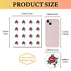 8 Sheets Plastic Waterproof Self-Adhesive Picture Stickers DIY-WH0428-074-2