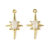 Brass Micro Pave Cubic Zirconia Pendants X-KK-M277-08G-04-1
