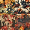 24Pcs 12 Styles Halloween  Scrapbook Paper Pads PW-WG16AE3-01-4