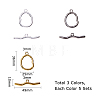  Alloy Toggle Clasps PALLOY-PH0005-74-NF-3
