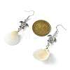 Alloy Turtle Dangle Earrings EJEW-JE05649-2